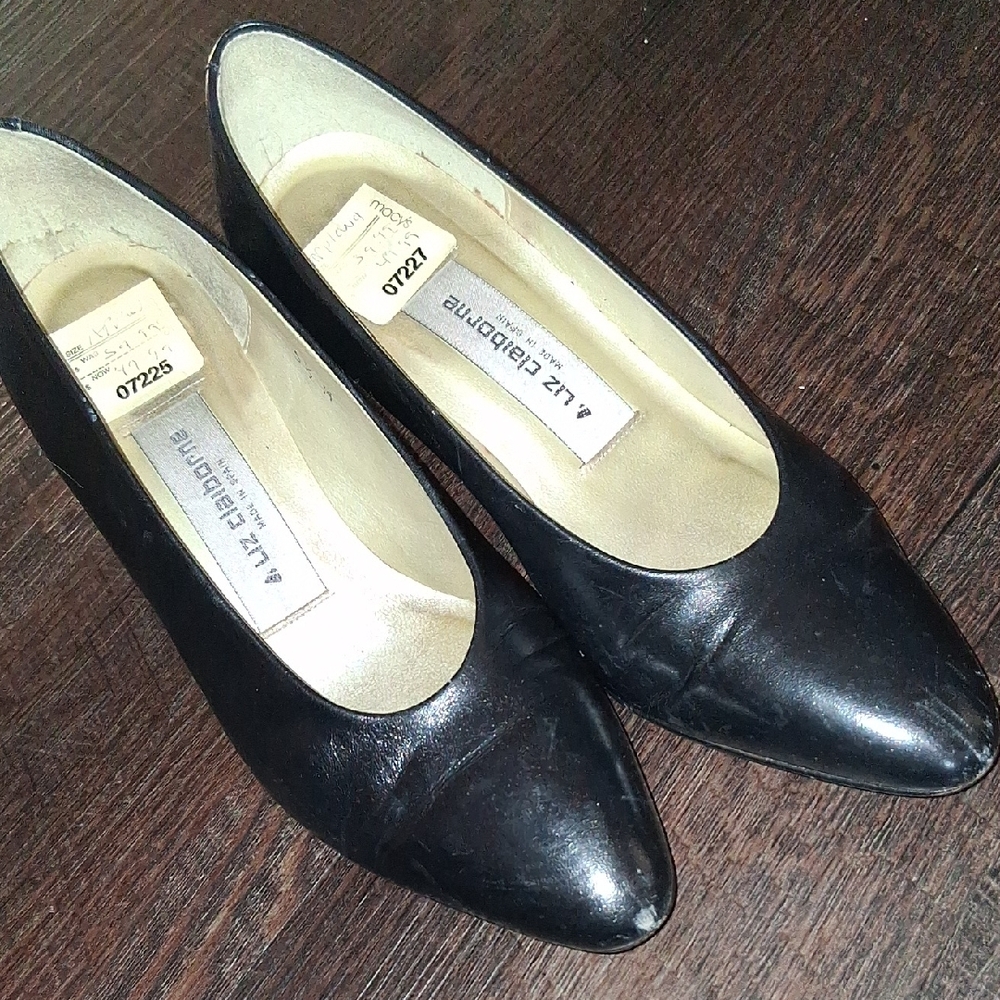 Liz Claiborne Vintage 80s Black Heels